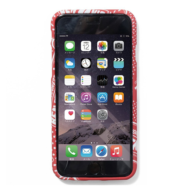 【iPhone6s/6 ケース】BEN DAVIS SILICONE iPhone case (BANDABA/RED)サブ画像