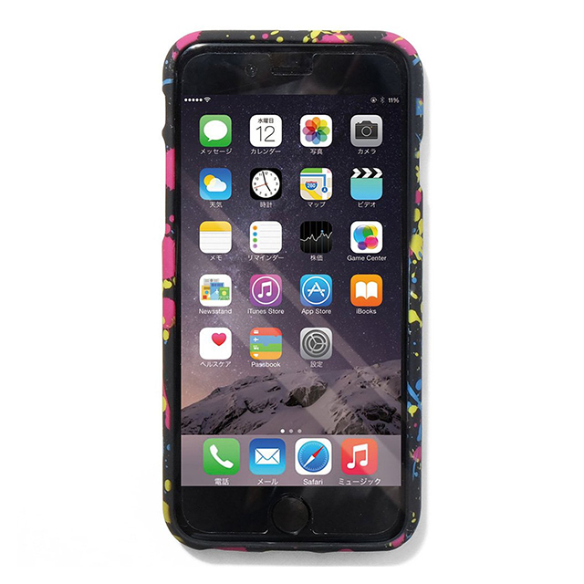 【iPhone6s/6 ケース】BEN DAVIS SILICONE iPhone case (SPLASH/RED)サブ画像