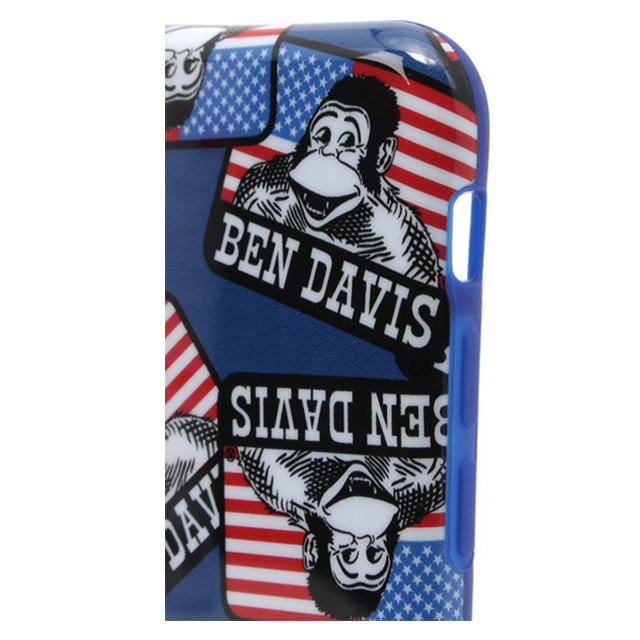 【iPhone6s/6 ケース】BEN DAVIS SILICONE iPhone case (FLAG/NAVY)サブ画像