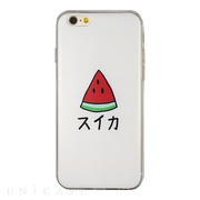 【iPhone6s/6 ケース】DESIGN PRINTS Soft Case (Water Melon)