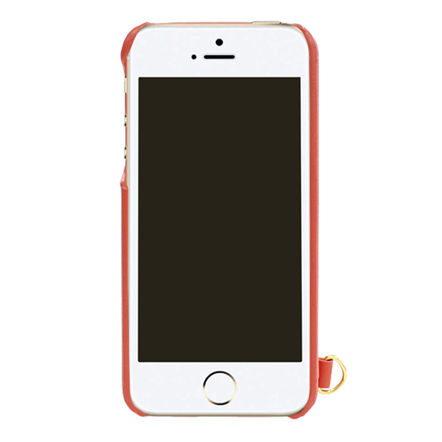 【iPhoneSE(第1世代)/5s/5 ケース】Rear Storage Style with リボン (ヴァーミリオン)サブ画像