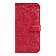 【iPhone6s/6 ケース】COWSKIN Diary Red×ALLIGATOR for iPhone6s/6