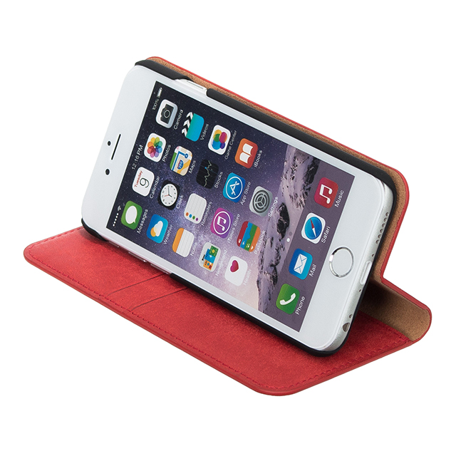 【iPhone6s/6 ケース】Modern Snap Folio (Red)サブ画像