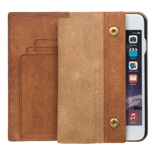 【iPhone6s/6 ケース】Modern Snap Wallet (Camel)サブ画像