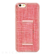 【iPhone6s/6 ケース】スタンドケース (ピンク)
