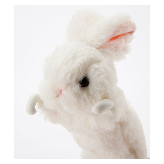 【iPhoneSE(第1世代)/5s/5c/5 ケース】ZOOPY (ウサギ(白))サブ画像