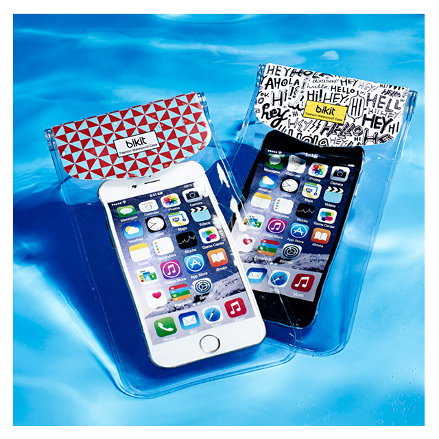 bikit スマートフォン用ファッション防水ポーチ カジュアル ビッグ (ブルーダイアモンド)サブ画像