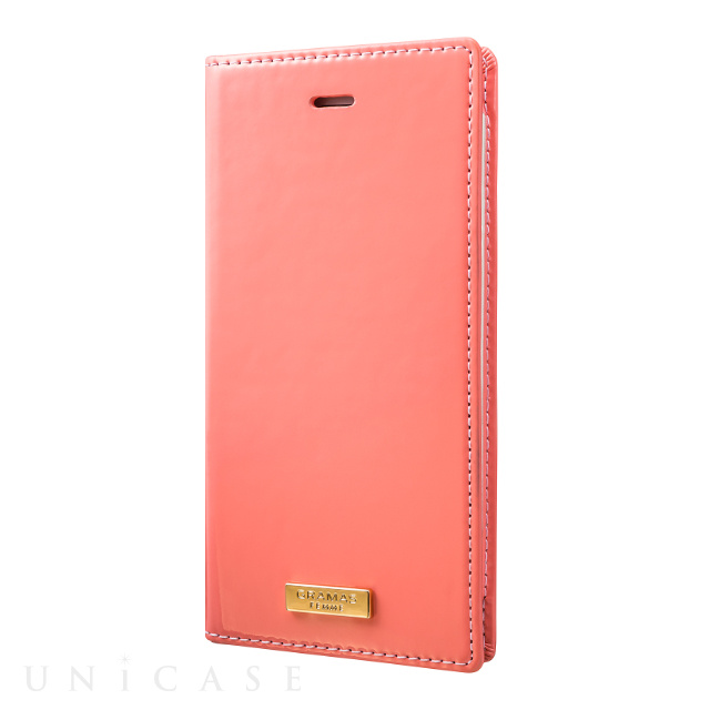 【iPhone6s/6 ケース】”Ena” Flap Enamel Leather Case (Pink)