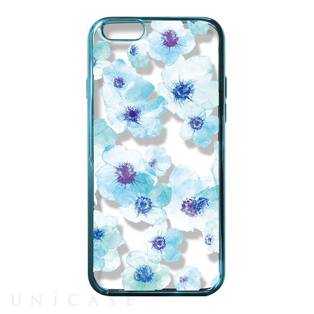 【iPhone6s/6 ケース】Metallico (Watercolor flower)