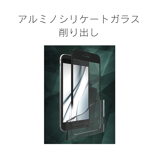 【iPhone7 フィルム】3D立体ガラス (ブラック)サブ画像