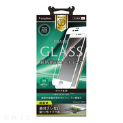 【iPhone7 Plus フィルム】フレームガラス (ホワイト...