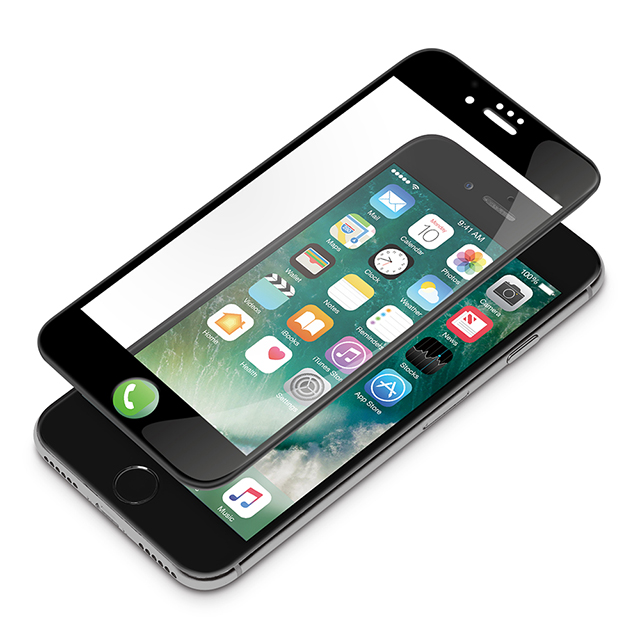 【iPhone7 フィルム】液晶保護ガラス 3Dフレーム全面保護 (アンチグレア/ブラック)サブ画像