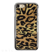 【iPhoneSE(第3/2世代)/8/7 ケース】Leopard Calf Hair Bar