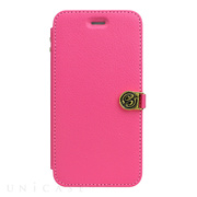 【iPhone8/7 ケース】Diary Stitch  Case (Hot Pink)