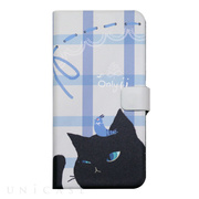 【iPhone7 ケース】Cat Couple Diary (ブラック)