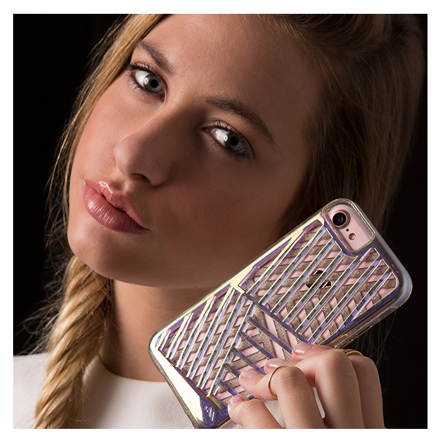 【iPhoneSE(第3/2世代)/8/7/6s/6 ケース】Tough Layers Case (Cage/Iridescent/Sheer Glam)サブ画像