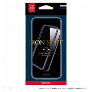 【iPhone7 ケース】シリコン+アルミバンパー Iron Soft (ディープブルー)