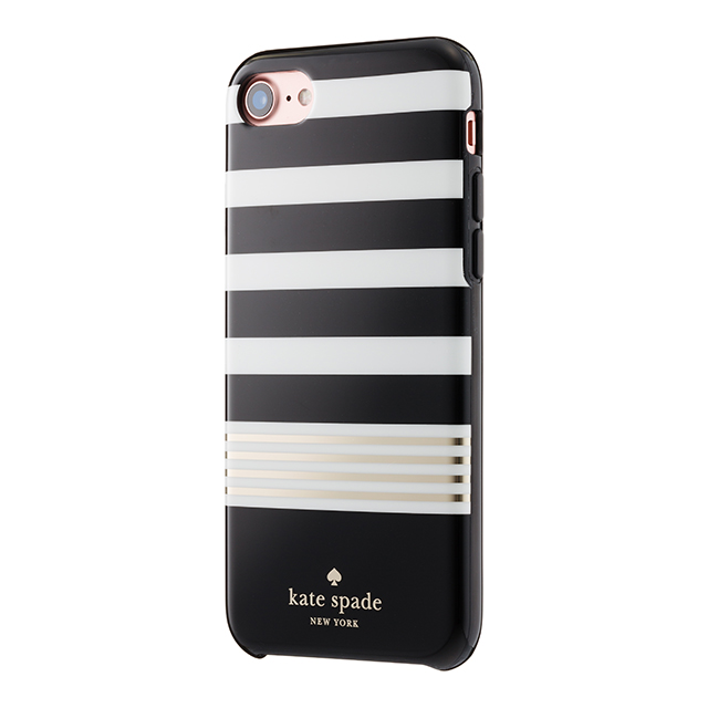【iPhoneSE(第2世代)/8/7 ケース】1PC Comold (Stripe 2 Black/White/Gold Foil)サブ画像