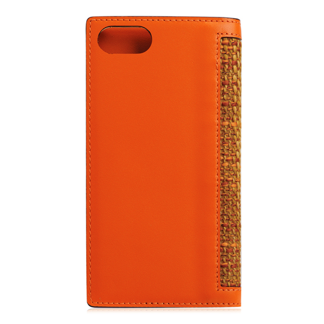 【iPhoneSE(第3/2世代)/8/7 ケース】Edition Calf Skin Leather Diary (オレンジ)サブ画像