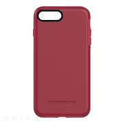 【iPhone7 Plus ケース】Symmetryシリーズ フレームレッド/レースレッド (ROSSO CORSA)