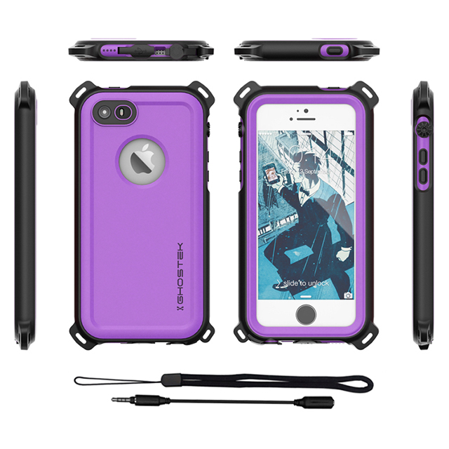 【iPhoneSE(第1世代)/5s/5 ケース】Nautical (Purple)サブ画像