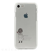 【iPhone8/7 ケース】CLEAR CASE (sewing girl)