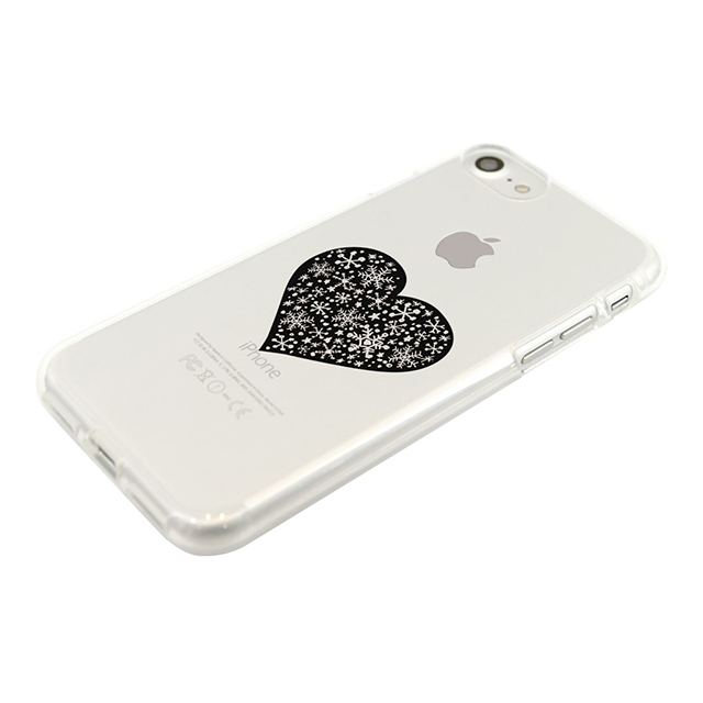 【iPhone8/7 ケース】CLEAR CASE (snow heart)サブ画像