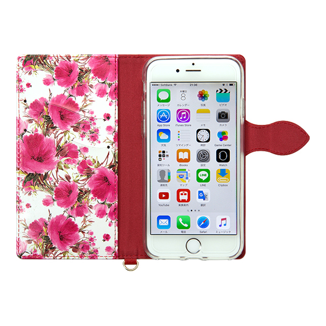 【iPhone8 Plus/7 Plus ケース】Fleur (Wine red)サブ画像