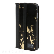 【iPhone7 ケース】ICON WALLET (BLACK GOLD LEATHER)