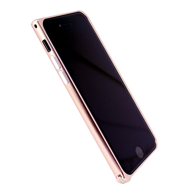 【iPhone7 ケース】Cuoio オイルレザーケース (黒×ローズゴールド)サブ画像