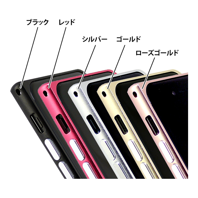 【iPhone7 ケース】Cuoio オイルレザーケース (赤×ブラック)サブ画像