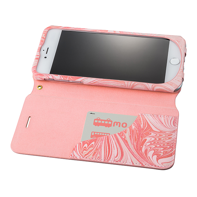 【iPhone8 Plus/7 Plus ケース】Flap Leather Case ”Mab” (Pink)サブ画像