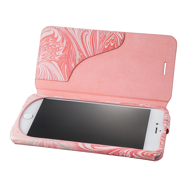 【iPhone8 Plus/7 Plus ケース】Flap Leather Case ”Mab” (Pink)サブ画像