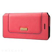 【iPhone8/7 ケース】Bag Type Leather Case ”Sac” (Pink)