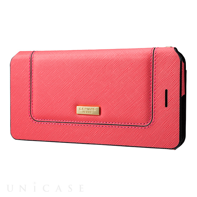【iPhone8 Plus/7 Plus ケース】Bag Type Leather Case ”Sac” (Pink)
