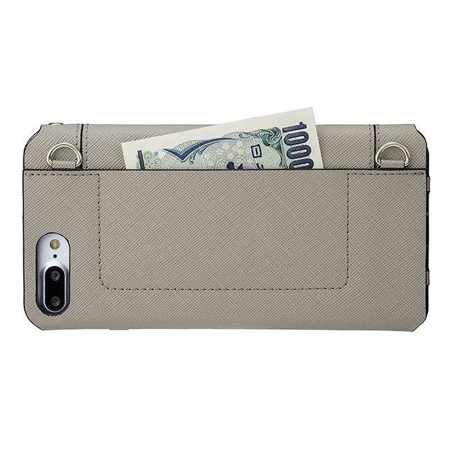 【iPhone8 Plus/7 Plus ケース】Bag Type Leather Case ”Sac” (Gray)サブ画像