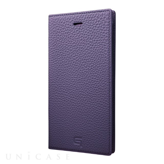【iPhone8 Plus/7 Plus ケース】Shrunken-calf Leather Case (Purple)