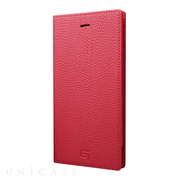 【iPhone8 Plus/7 Plus ケース】Shrunken-calf Leather Case (Pink)