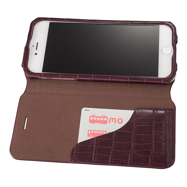 【iPhone8 Plus/7 Plus ケース】PU Leather Case “EURO Passione 3” (Burgundy)サブ画像