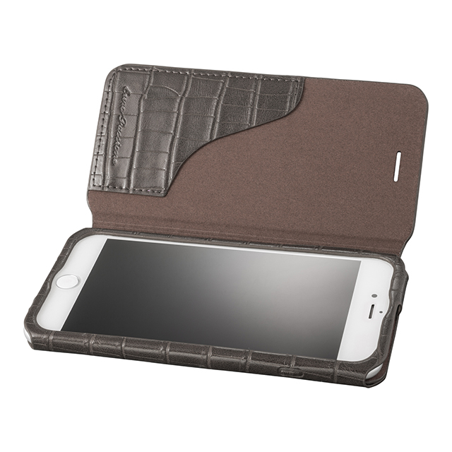 【iPhone8 Plus/7 Plus ケース】PU Leather Case “EURO Passione 3” (Gray)サブ画像