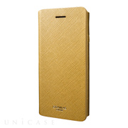 【iPhone8 Plus/7 Plus ケース】Leather Case ”Quadrifoglio” (Gold)