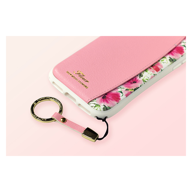 【iPhoneSE(第3/2世代)/8/7 ケース】プロテクターポケットケース ”Fleur” (Pink)サブ画像