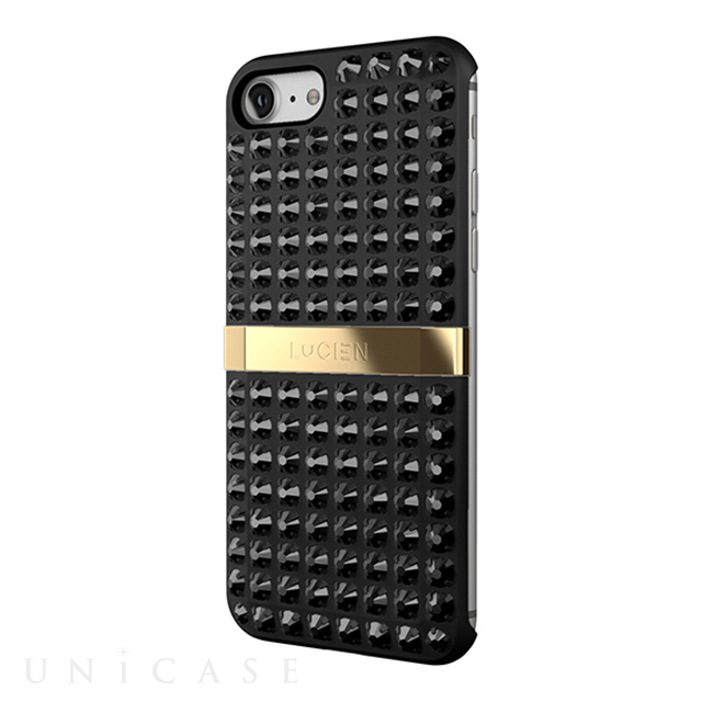 【iPhone8/7 ケース】CRYSTALLINE SPECTRUM Gold Series (Black)