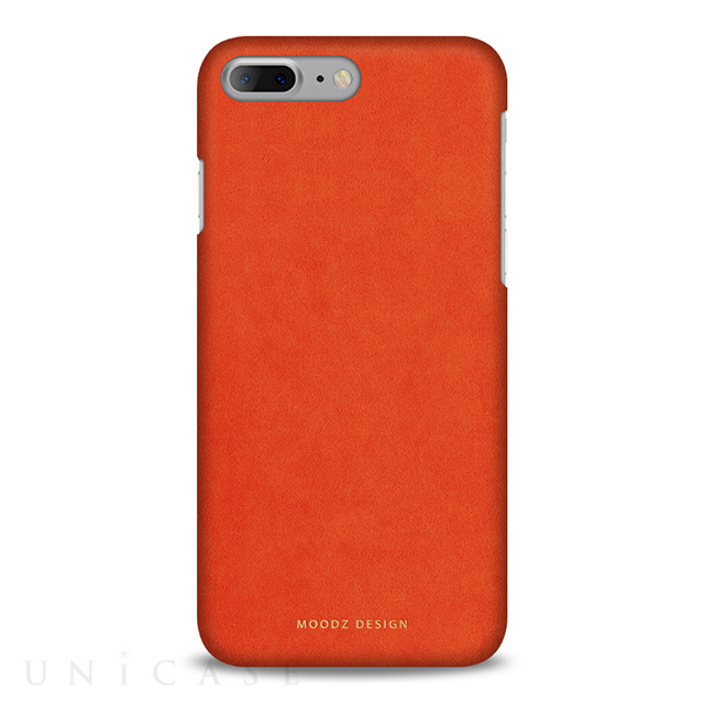 【iPhone8 Plus/7 Plus ケース】Alcantara (Cadmium Orange)