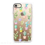 【iPhoneSE(第2世代)/8/7 ケース】Watercolour pastel cuctus hot summer by imushstore