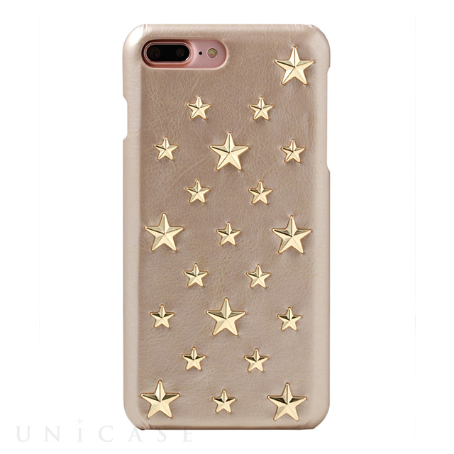 【iPhone8 Plus/7 Plus ケース】Stars Case 705P (シャンパンゴールド)
