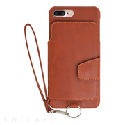 【iPhone8 Plus/7 Plus ケース】Real Leather Case (Caramel)