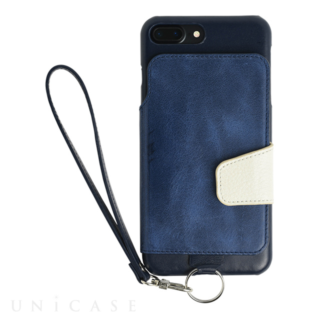【iPhone8 Plus/7 Plus ケース】Real Leather Case (Indigo)