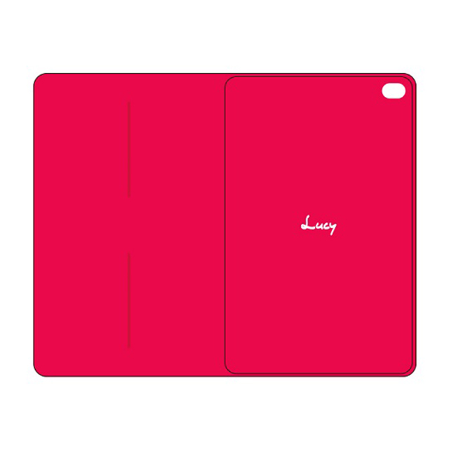 【iPad(9.7inch)(第5世代/第6世代) ケース】「Lucy.」ツートン手帳型ケース (ネイビー)サブ画像