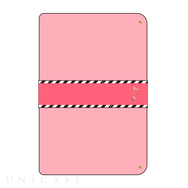 【iPad(9.7inch)(第5世代/第6世代) ケース】「Lucy.」ツートン手帳型ケース (ピンク)